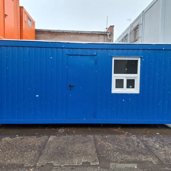 Contentor de construção de 6 x 3 m com janela de distribuição