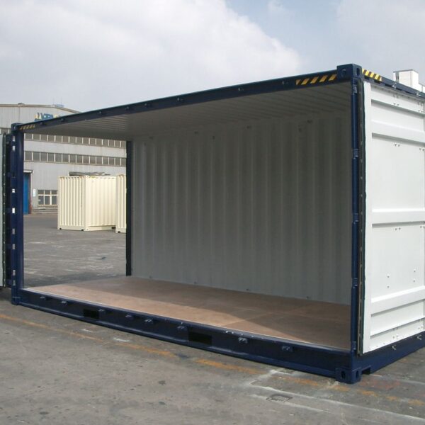 Novo contêiner High Cube de 20 pés com abertura lateral