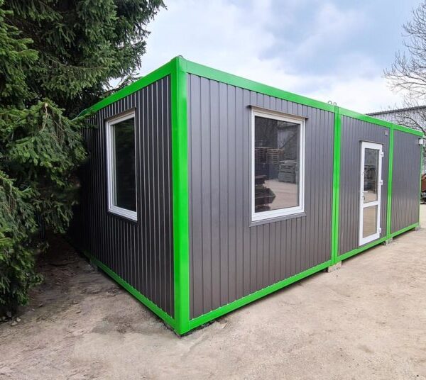 Contentor Escritório Duplo (44m²) - Autonomia e Conforto