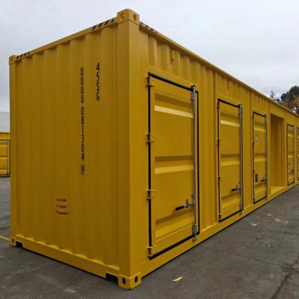 Contentor high cube de 40 pés, com 5 compartimentos e um corredor – 2º nível (auto-armazenamento)